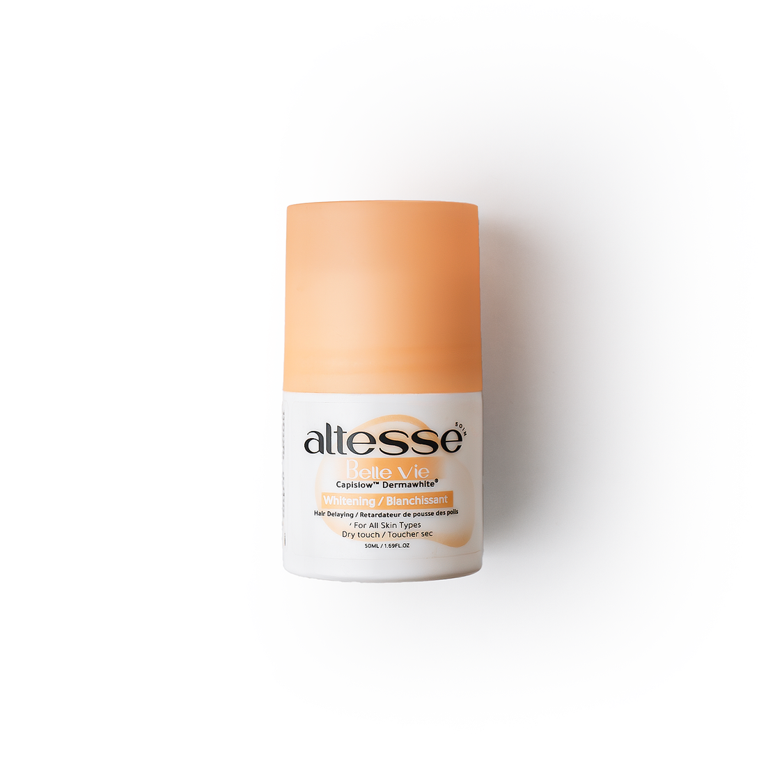 Whitening and Hair Delaying Roll-On Deodorant  Belle vie 50Ml (Coconut and Oud scent)